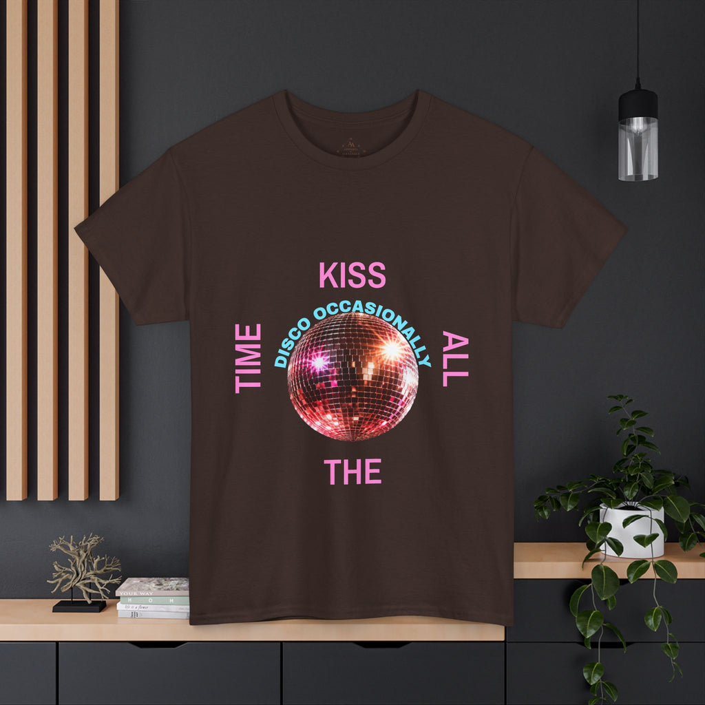 Harry Styles Inspired - Kiss All The Time disco occasionally ball T-Shirt | Harry Styles lyric tee