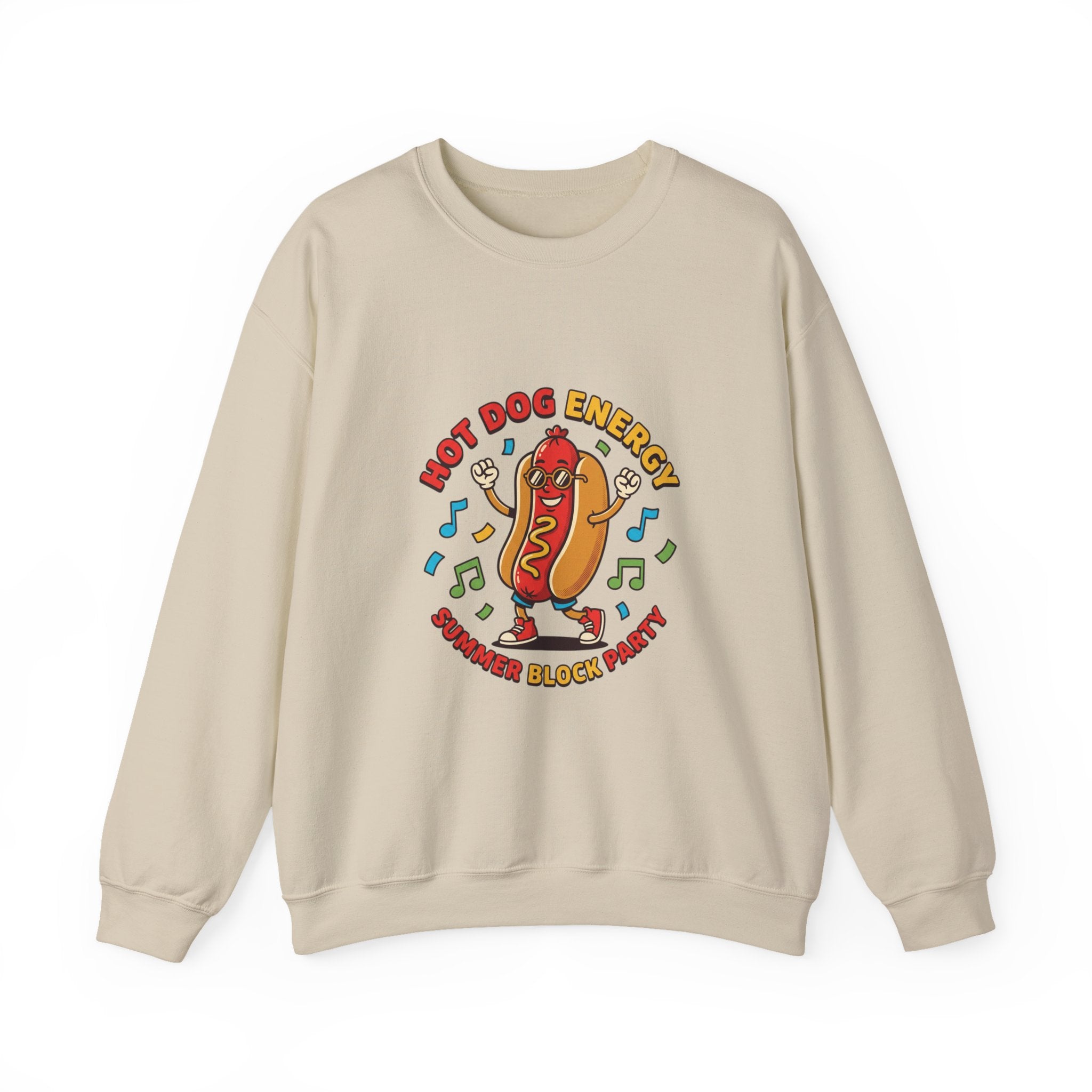 Hot Dog Energy Sweatshirt | BBQ, Fourth of July Patriotic Retro