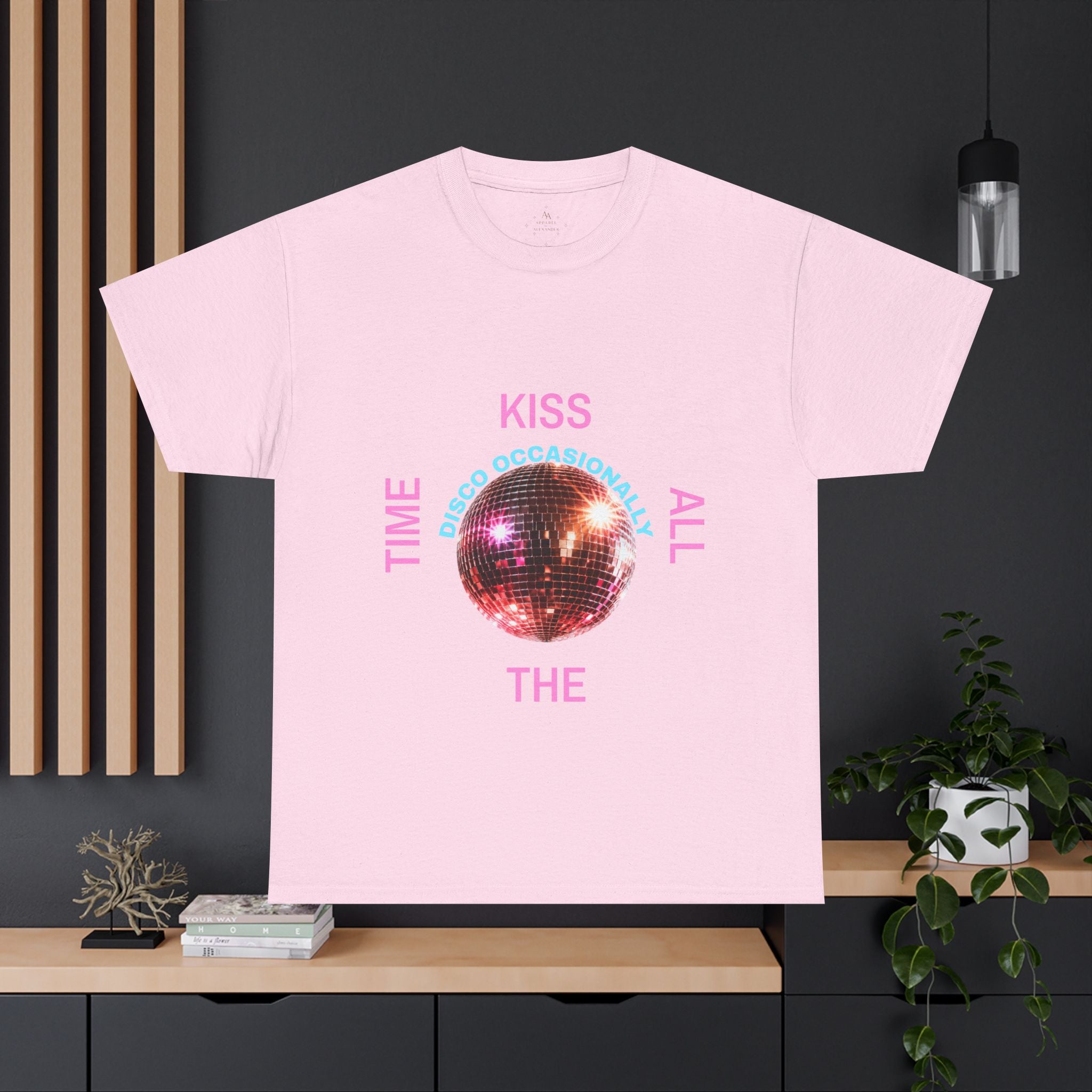 Harry Styles Inspired - Kiss All The Time disco occasionally ball T-Shirt | Harry Styles lyric tee