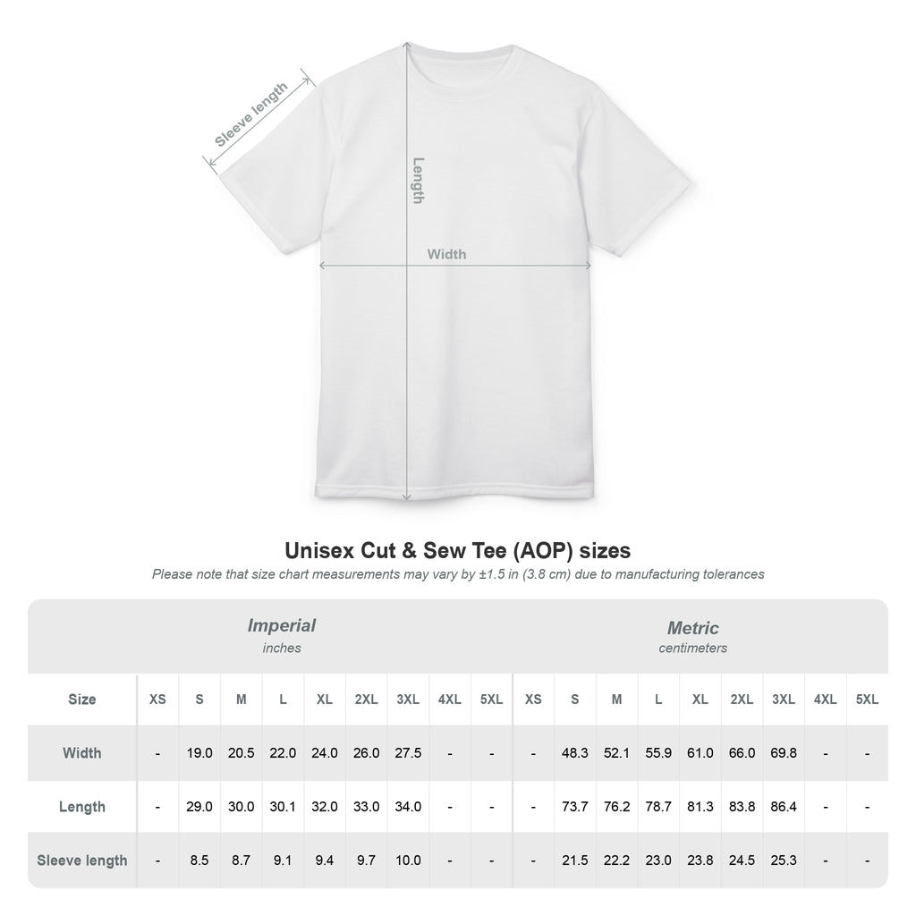 ApparelByAlexander Luxury Monogram Tee | Cut & Sew All-Over Print