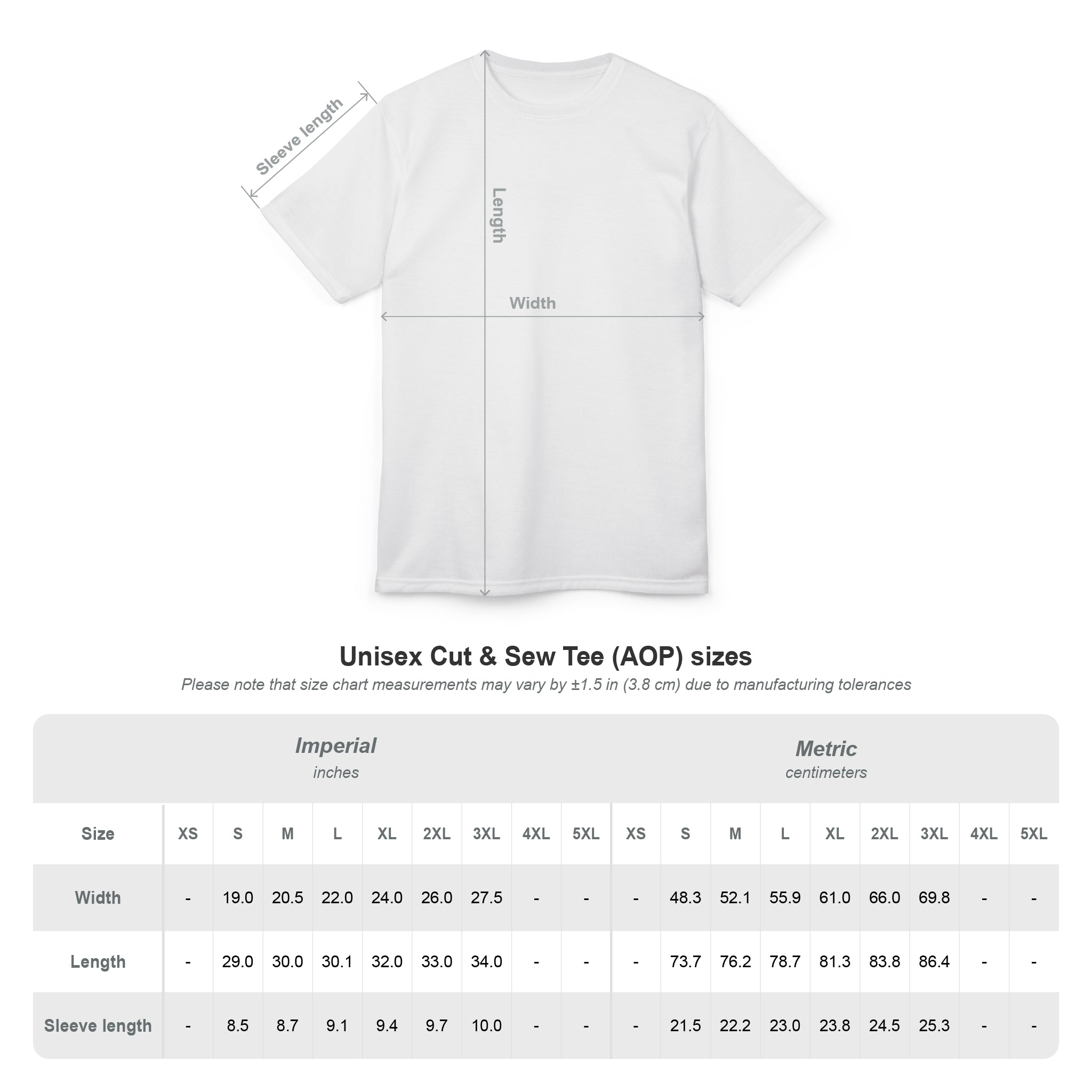 ApparelByAlexander Luxury Monogram Tee | Cut & Sew All-Over Print