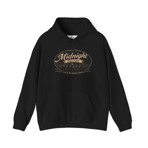 After Hours - Midnight Hours Hoodie - Retro Night Skyline