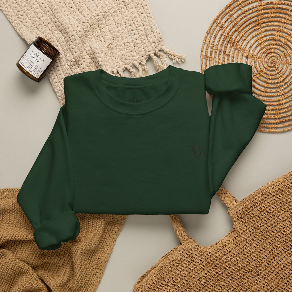 Sunsets & Sweatshirts Crewneck Sweatshirt | Palm Tree Sunset Graphic