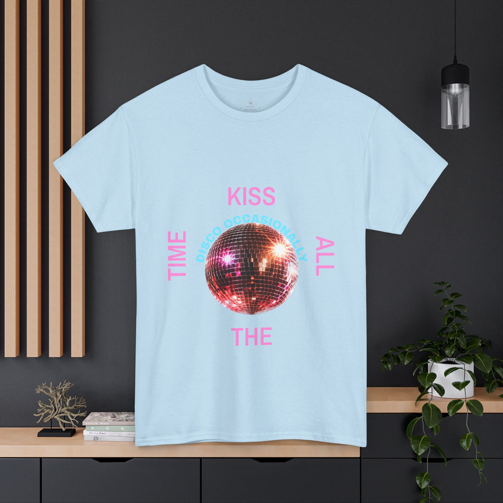 Harry Styles Inspired - Kiss All The Time disco occasionally ball T-Shirt | Harry Styles lyric tee