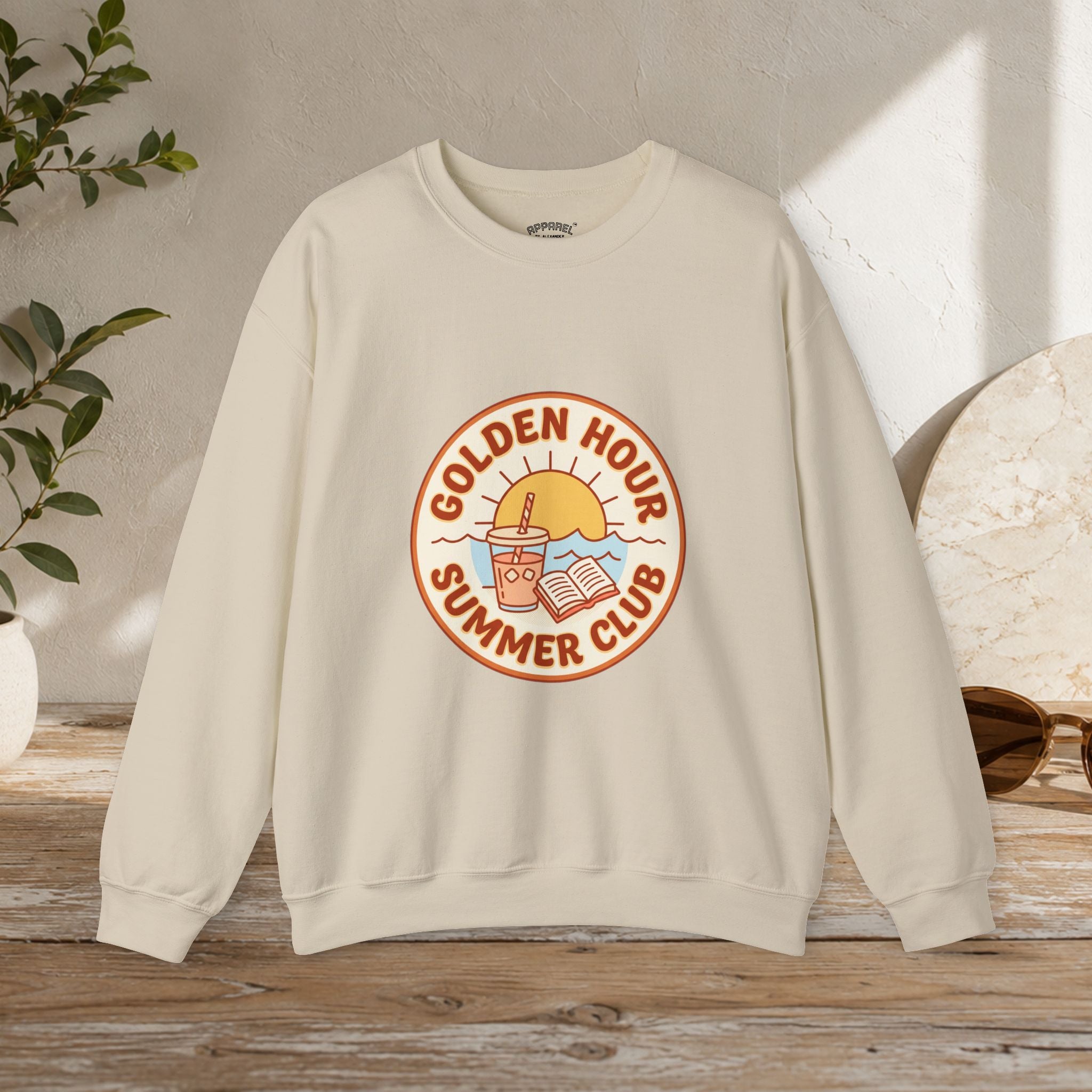 Golden Hour Summer Club Sweatshirt | summer aesthetic, coastal vibes