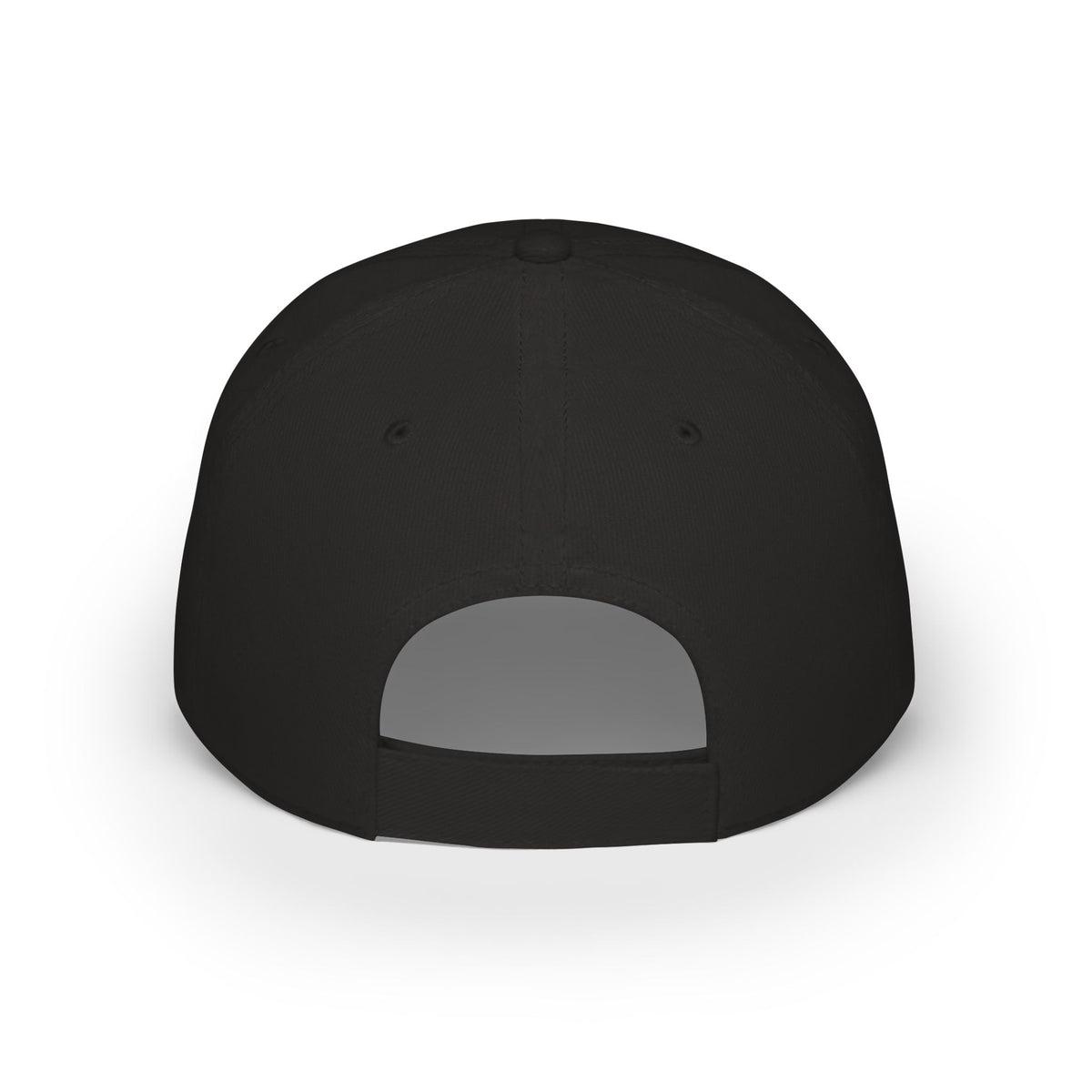 AB Crown Embroidered Baseball Cap – Low Profile Black Hat