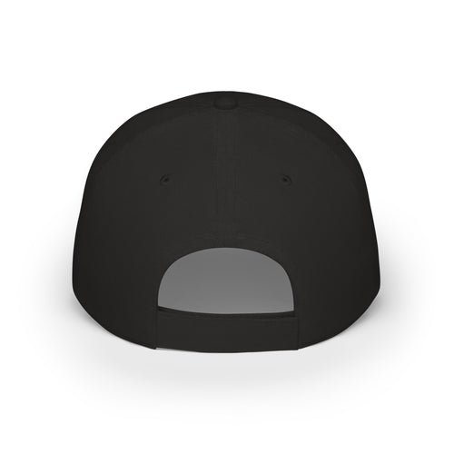 AB Crown Embroidered Baseball Cap – Low Profile Black Hat