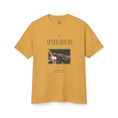 'After Hours': ABA Official - Santorini Nightscape Oversized Tee