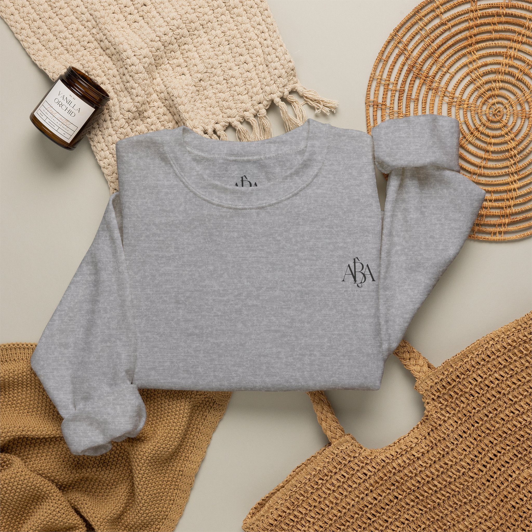 Sunsets & Sweatshirts Crewneck Sweatshirt | Palm Tree Sunset Graphic