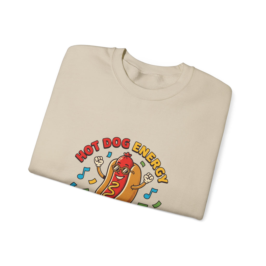 Hot Dog Energy Sweatshirt | BBQ, Fourth of July Patriotic Retro