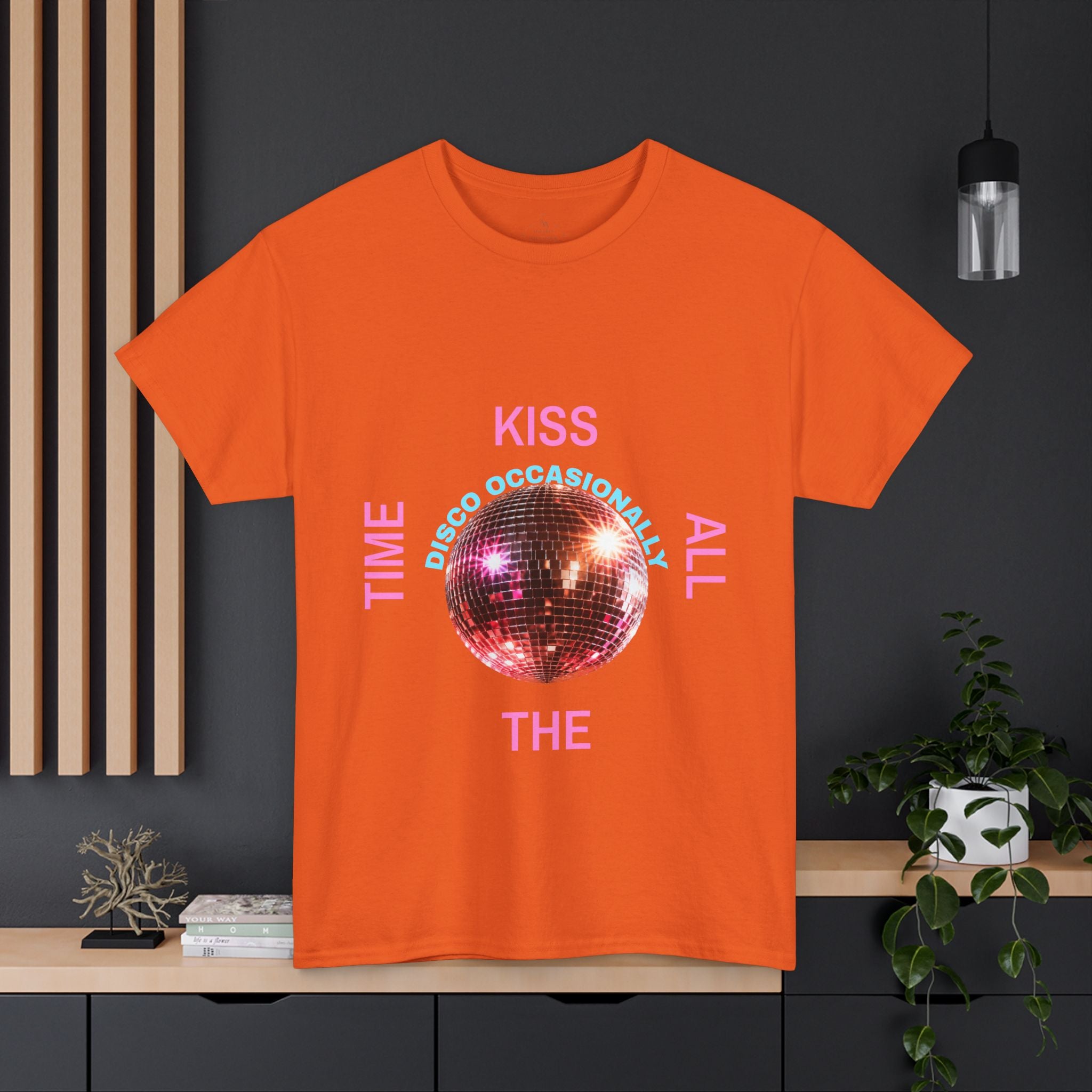 Harry Styles Inspired - Kiss All The Time disco occasionally ball T-Shirt | Harry Styles lyric tee