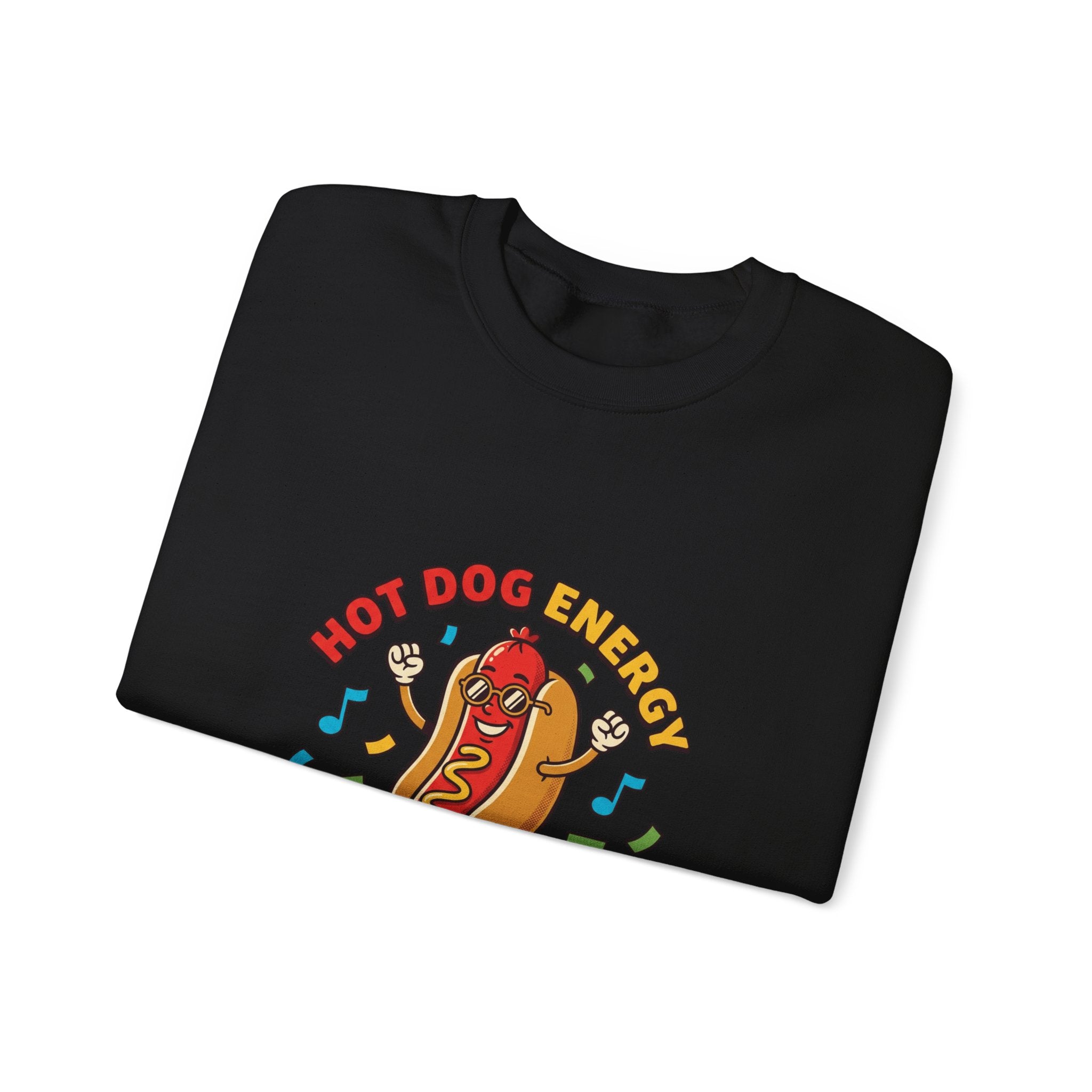Hot Dog Energy Sweatshirt | BBQ, Fourth of July Patriotic Retro
