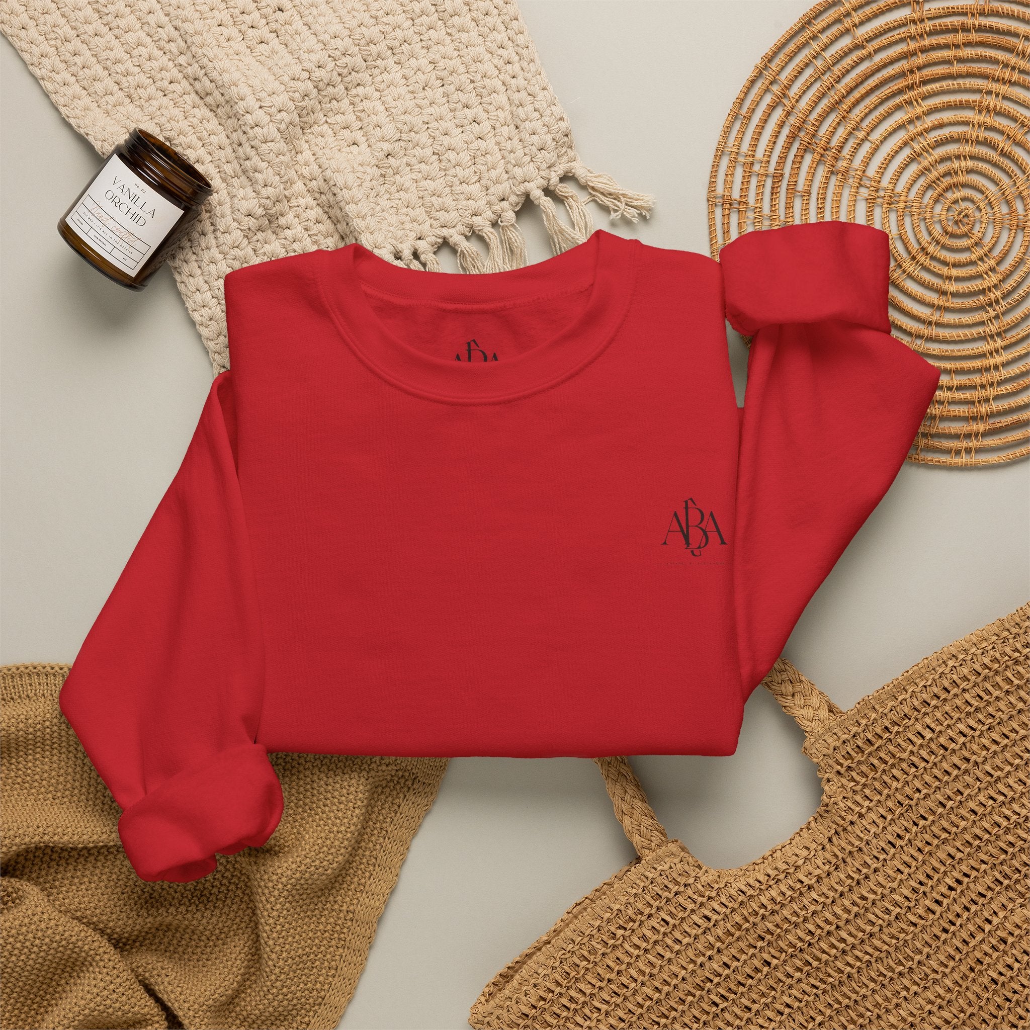 Sunsets & Sweatshirts Crewneck Sweatshirt | Palm Tree Sunset Graphic