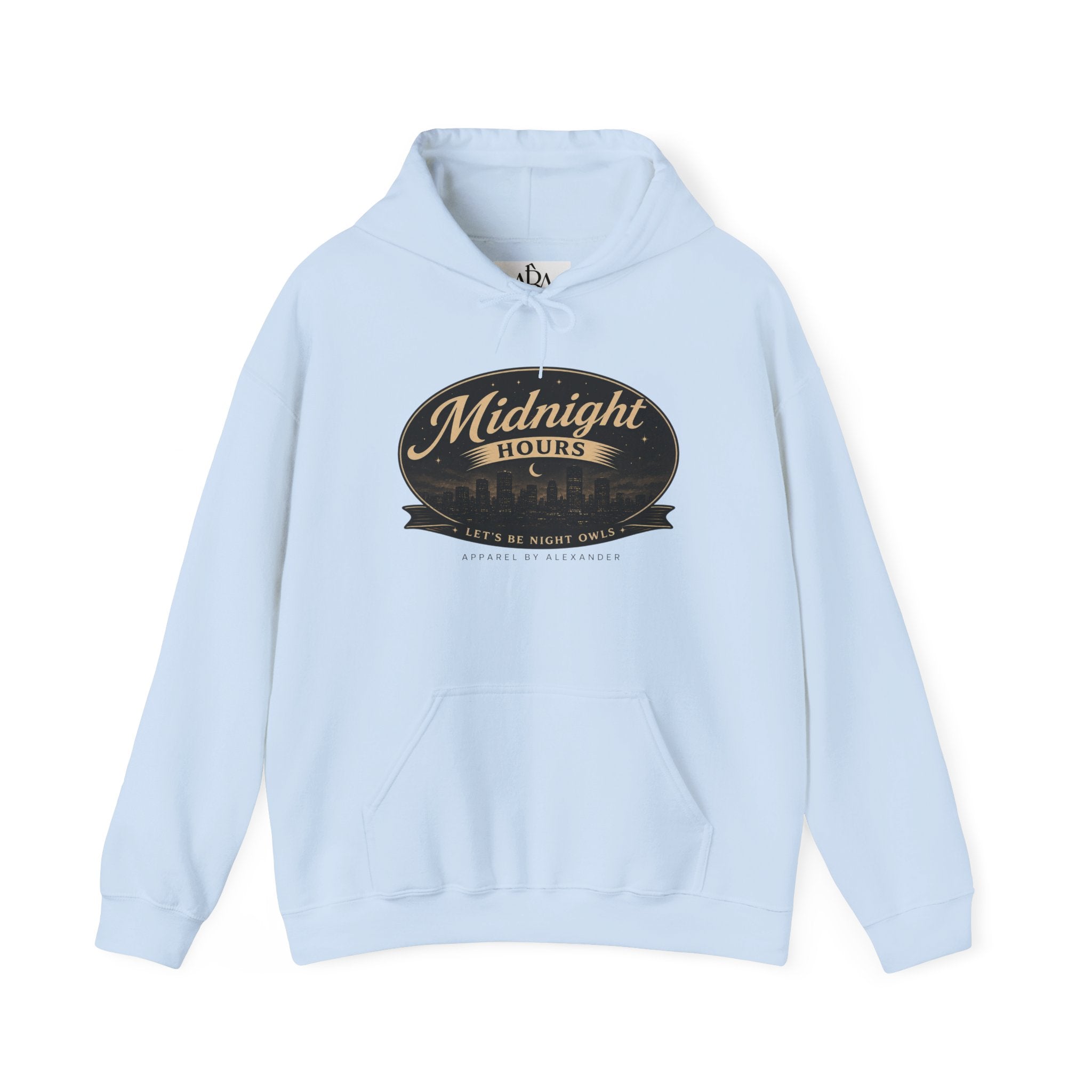 After Hours - Midnight Hours Hoodie - Retro Night Skyline