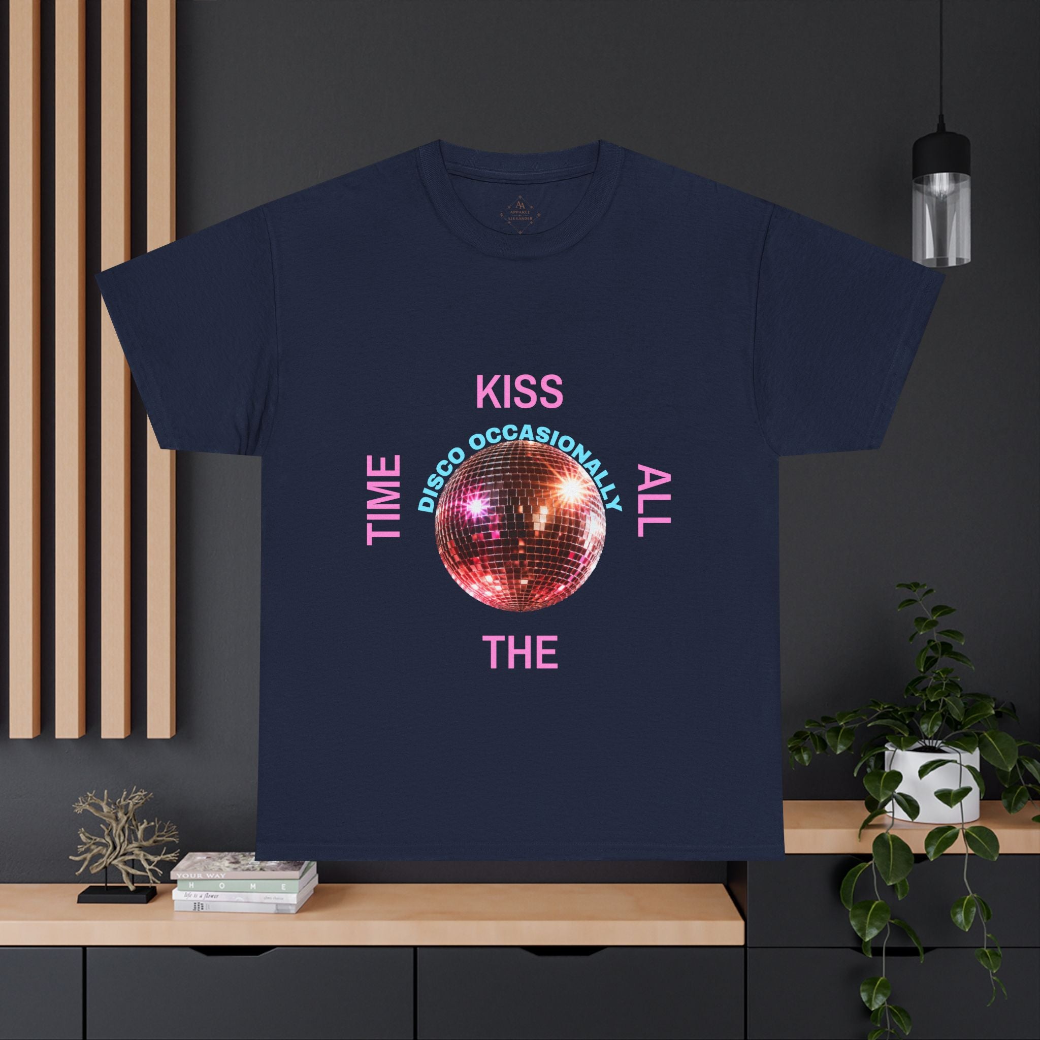 Harry Styles Inspired - Kiss All The Time disco occasionally ball T-Shirt | Harry Styles lyric tee