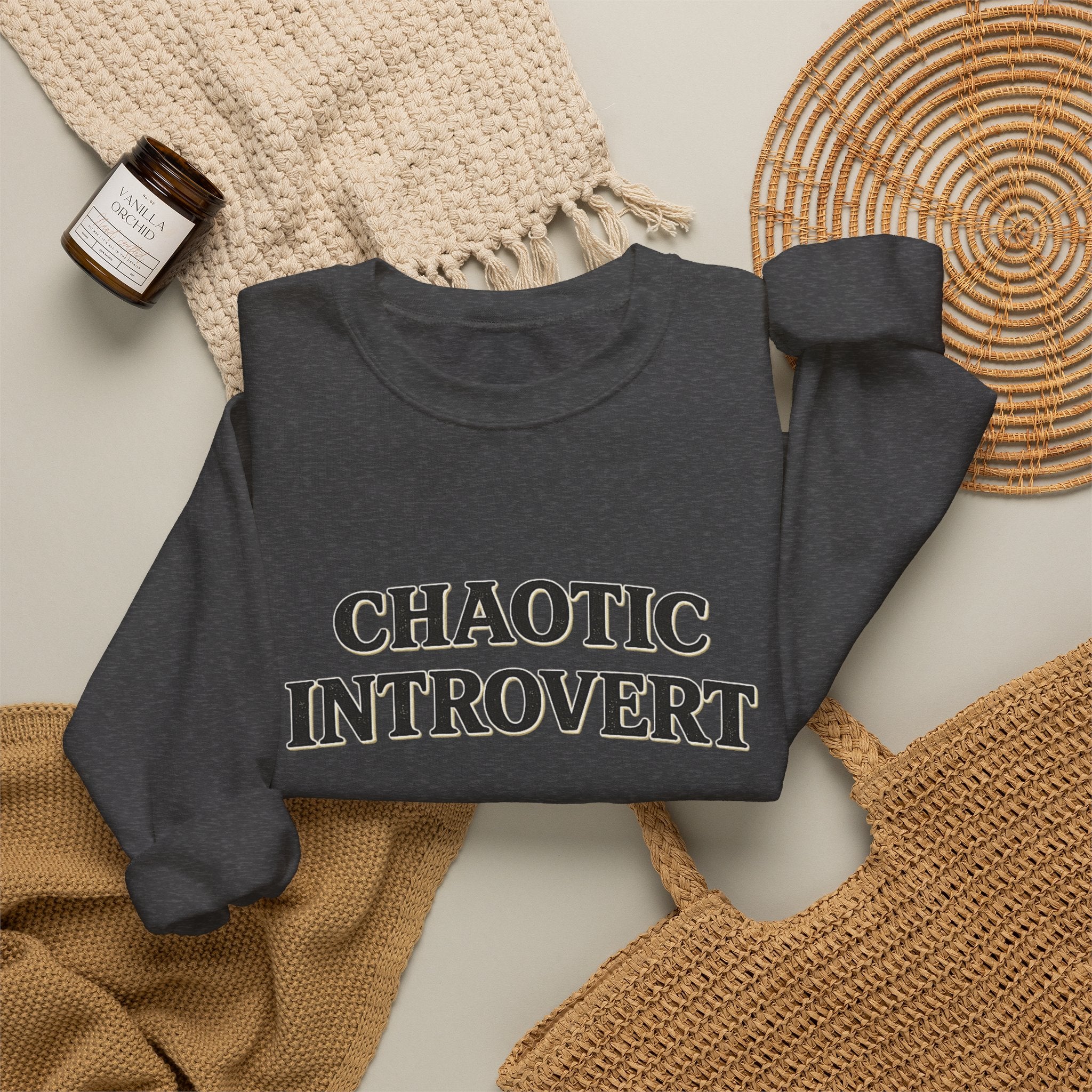 Soft Chaos - Chaotic Introvert Sweatshirt — Crewneck