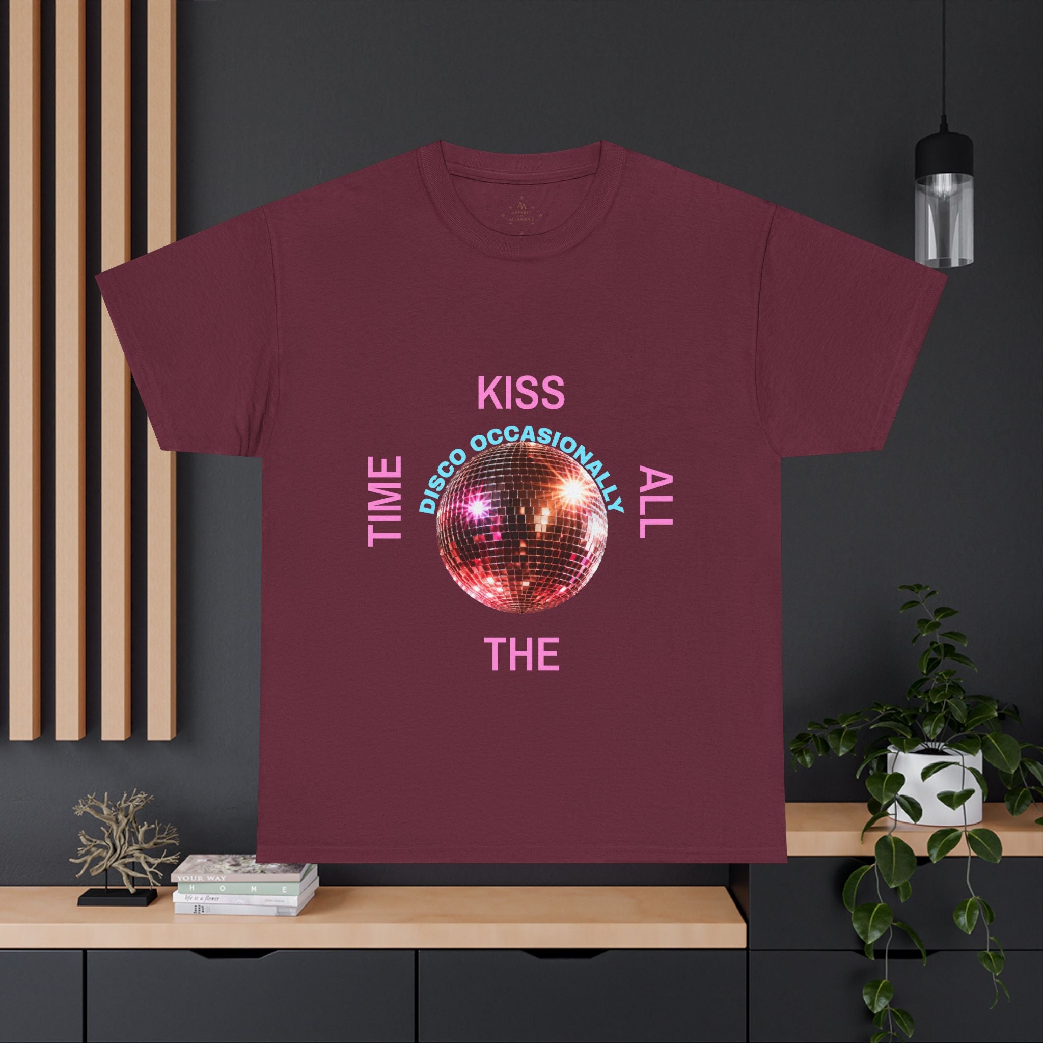 Harry Styles Inspired - Kiss All The Time disco occasionally ball T-Shirt | Harry Styles lyric tee