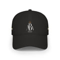 AB Crown Embroidered Baseball Cap – Low Profile Black Hat