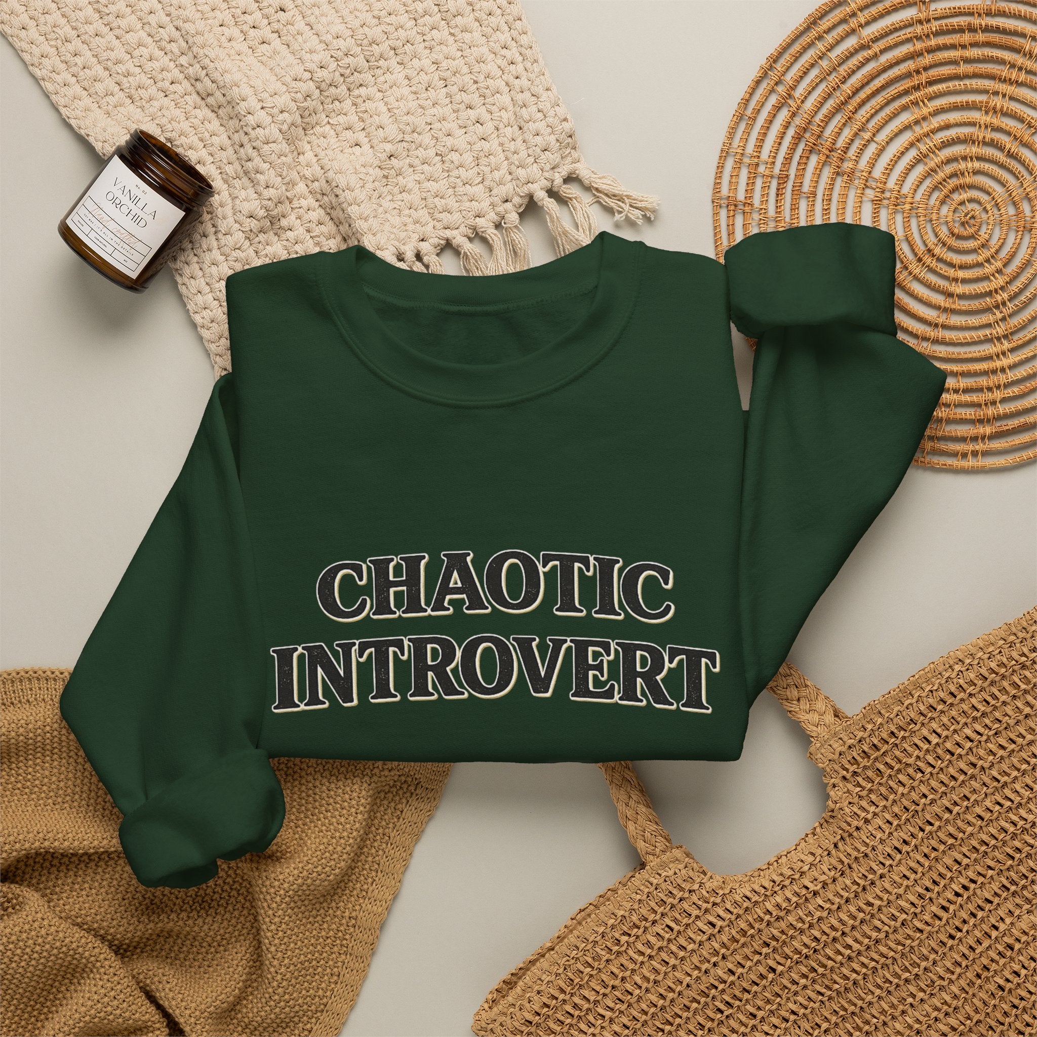 Soft Chaos - Chaotic Introvert Sweatshirt — Crewneck