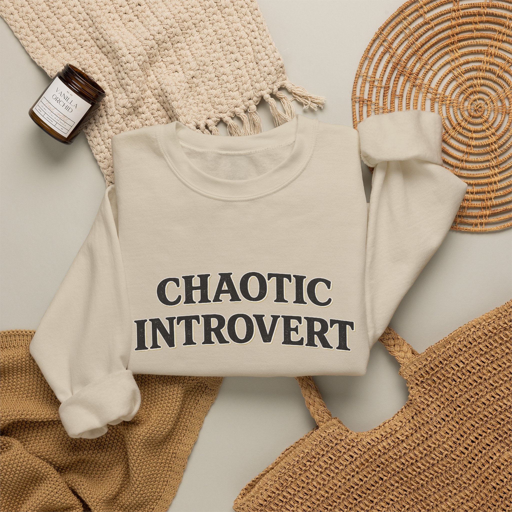 Soft Chaos - Chaotic Introvert Sweatshirt — Crewneck