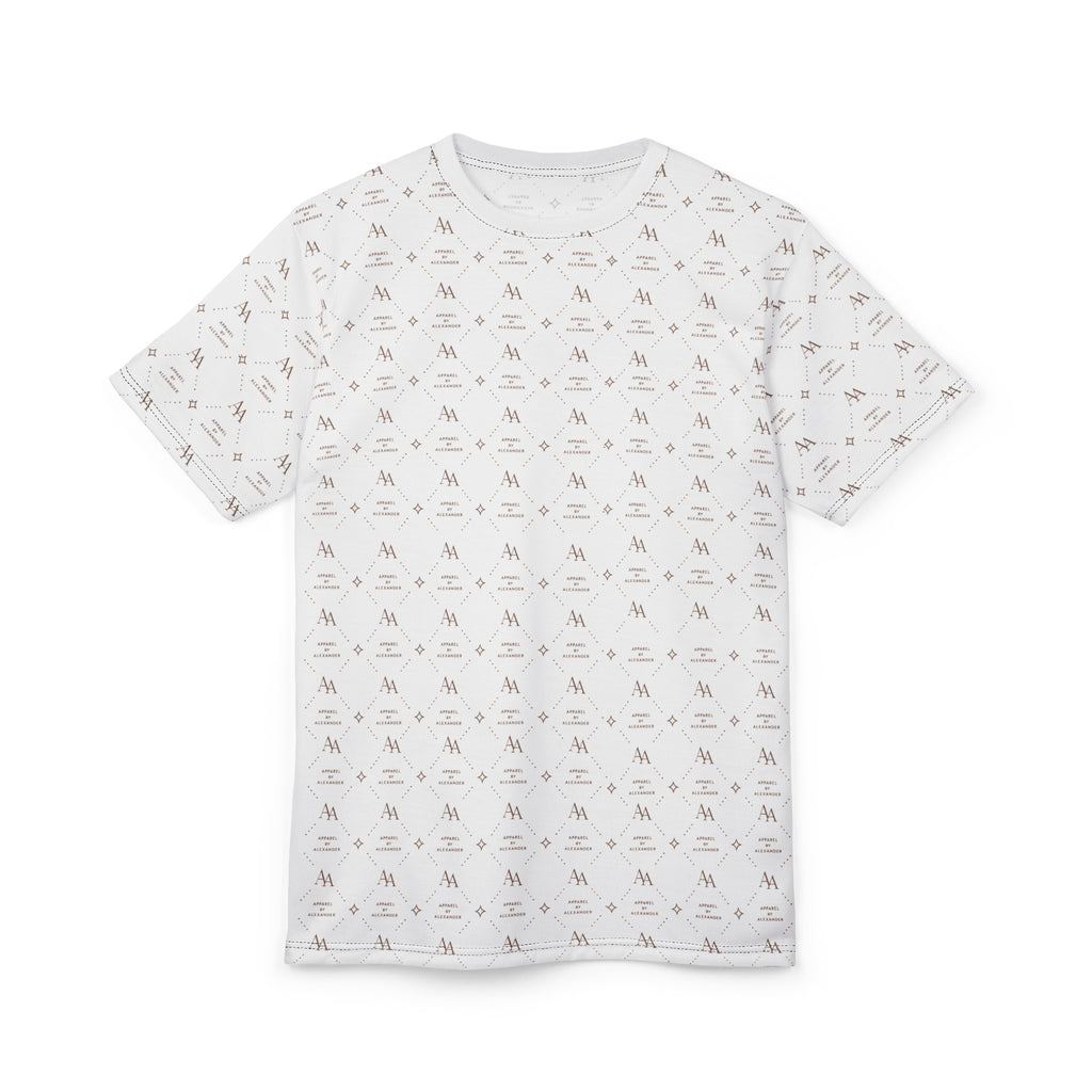 ApparelByAlexander Luxury Monogram Tee | Cut & Sew All-Over Print