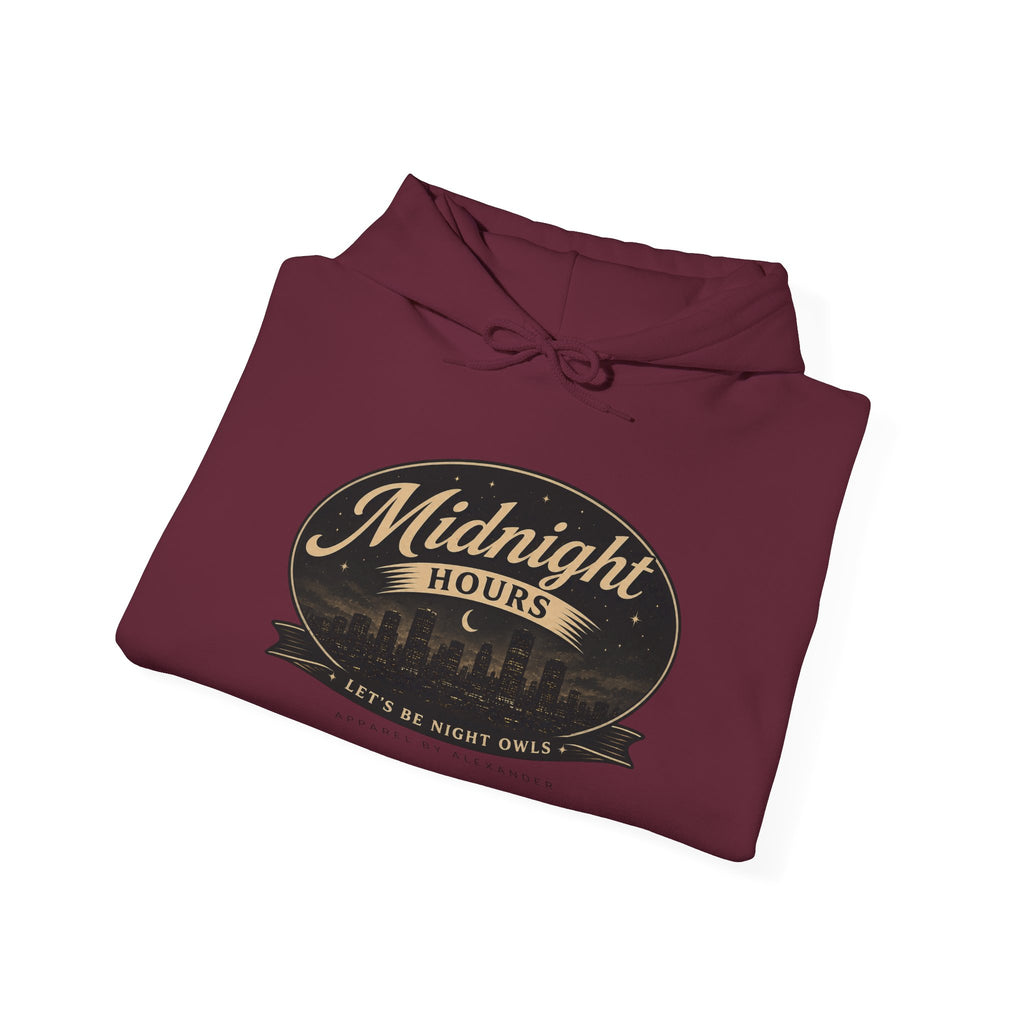 After Hours - Midnight Hours Hoodie - Retro Night Skyline