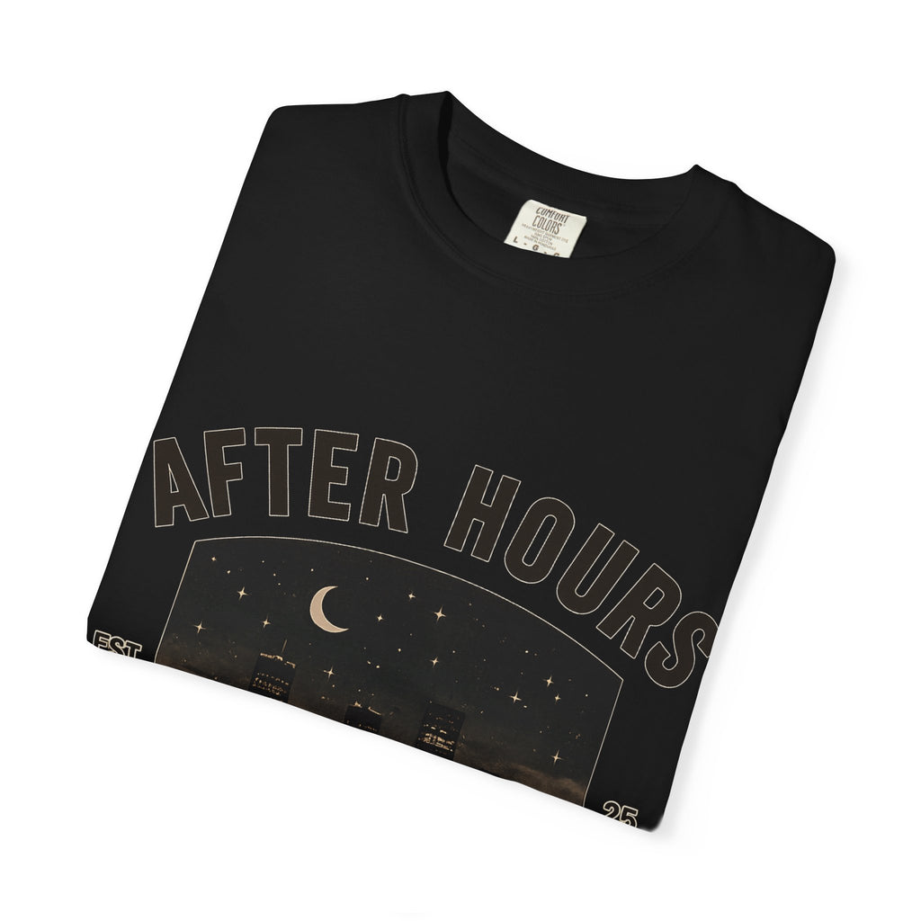 After Hours Night City Graphic T-Shirt | Moonlit Skyline Tee