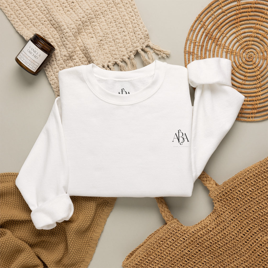Sunsets & Sweatshirts Crewneck Sweatshirt | Palm Tree Sunset Graphic