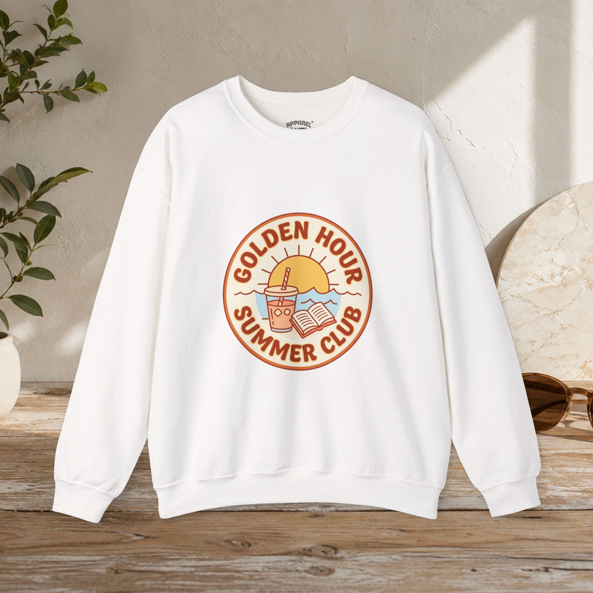Golden Hour Summer Club Sweatshirt | summer aesthetic, coastal vibes