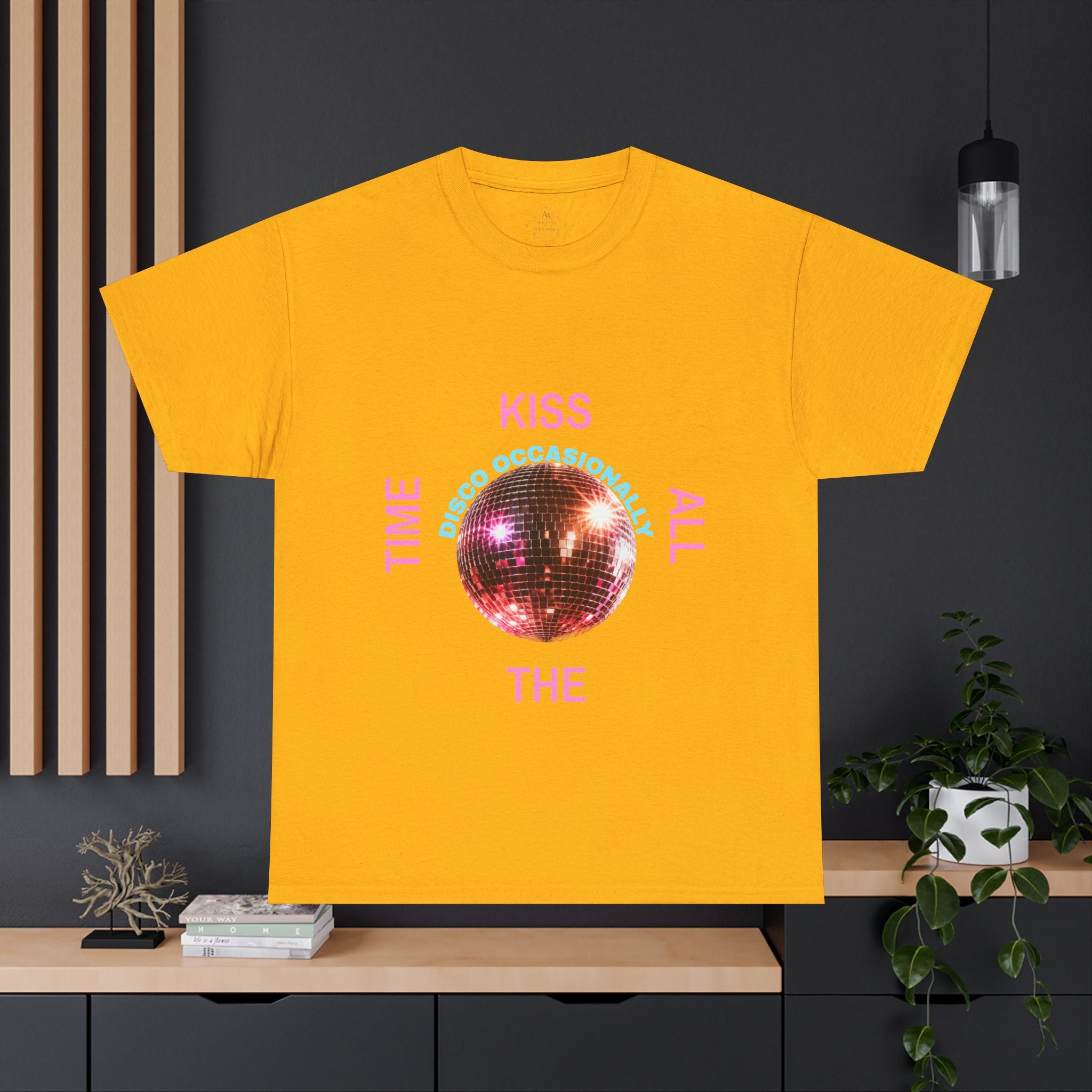 Harry Styles Inspired - Kiss All The Time disco occasionally ball T-Shirt | Harry Styles lyric tee