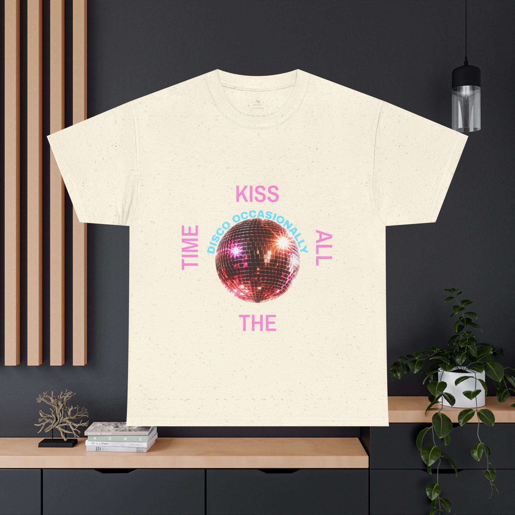 Harry Styles Inspired - Kiss All The Time disco occasionally ball T-Shirt | Harry Styles lyric tee