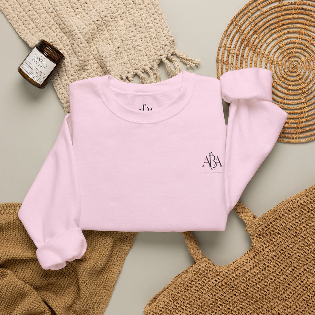 Sunsets & Sweatshirts Crewneck Sweatshirt | Palm Tree Sunset Graphic