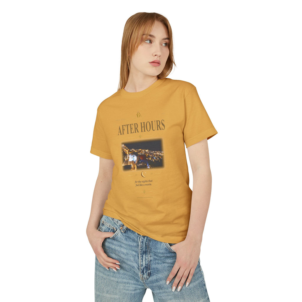 'After Hours': ABA Official - Santorini Nightscape Oversized Tee