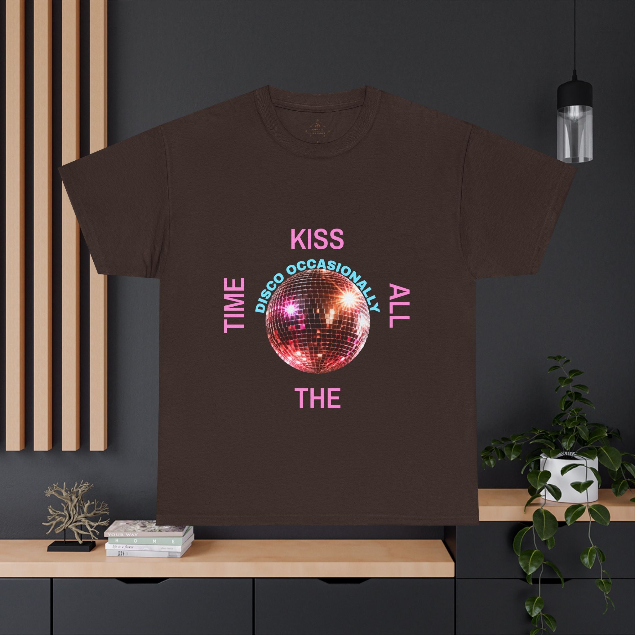 Harry Styles Inspired - Kiss All The Time disco occasionally ball T-Shirt | Harry Styles lyric tee