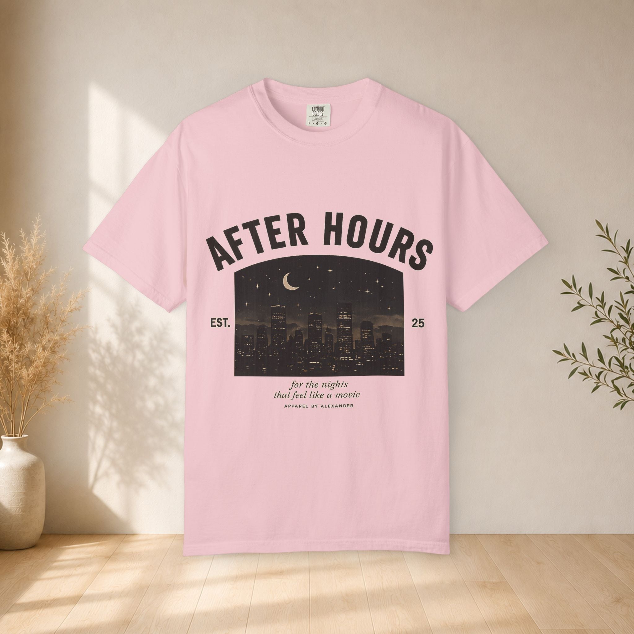 After Hours Night City Graphic T-Shirt | Moonlit Skyline Tee