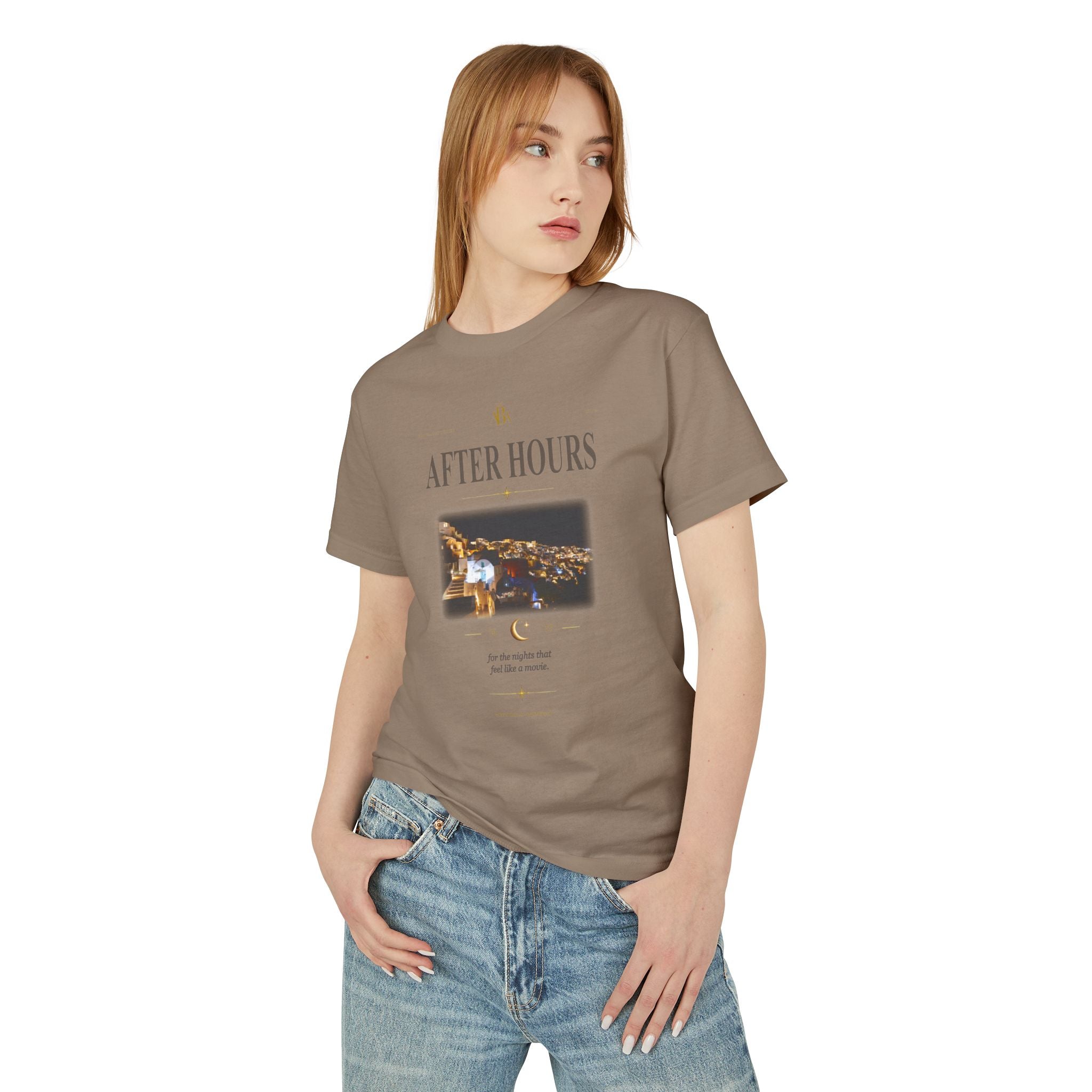 'After Hours': ABA Official - Santorini Nightscape Oversized Tee