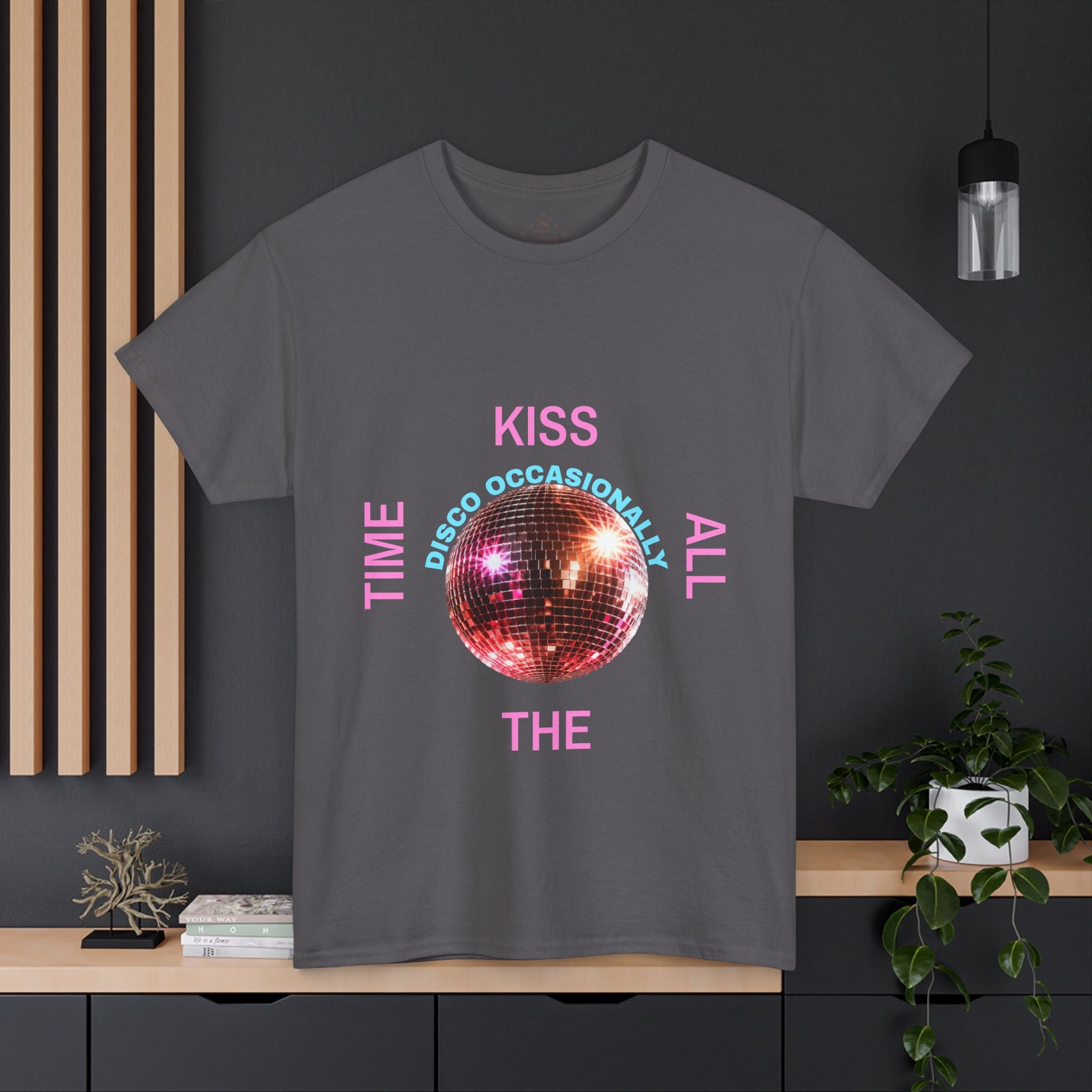 Harry Styles Inspired - Kiss All The Time disco occasionally ball T-Shirt | Harry Styles lyric tee