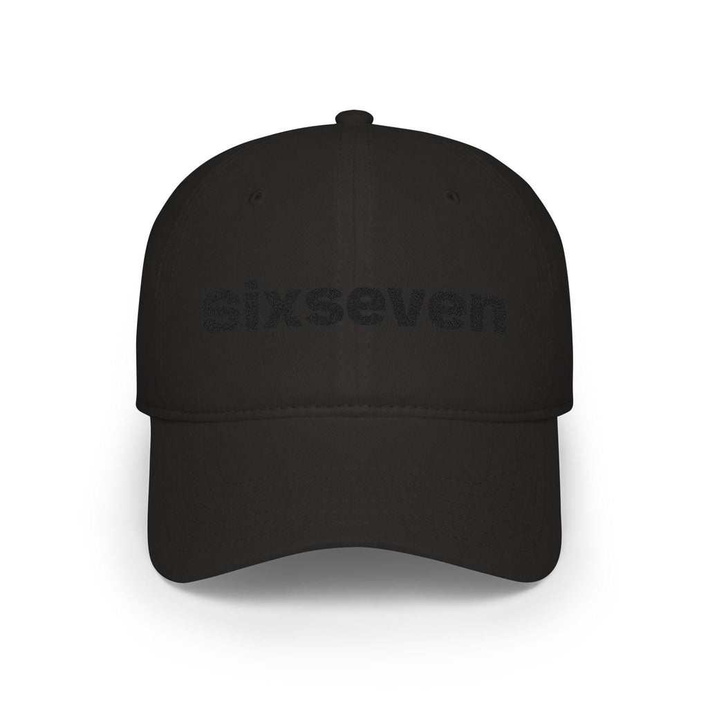 Sixseven Embroidered Cotton Twill Snapback Cap | Viral Meme Internet Culture Hat