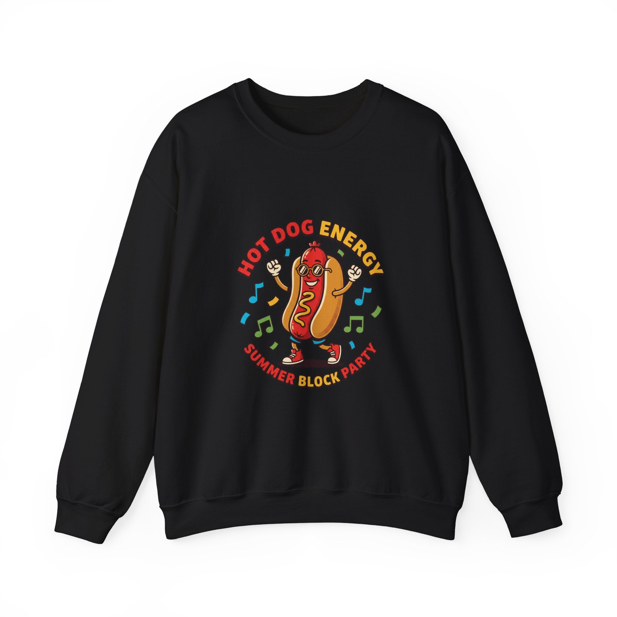 Hot Dog Energy Sweatshirt | BBQ, Fourth of July Patriotic Retro