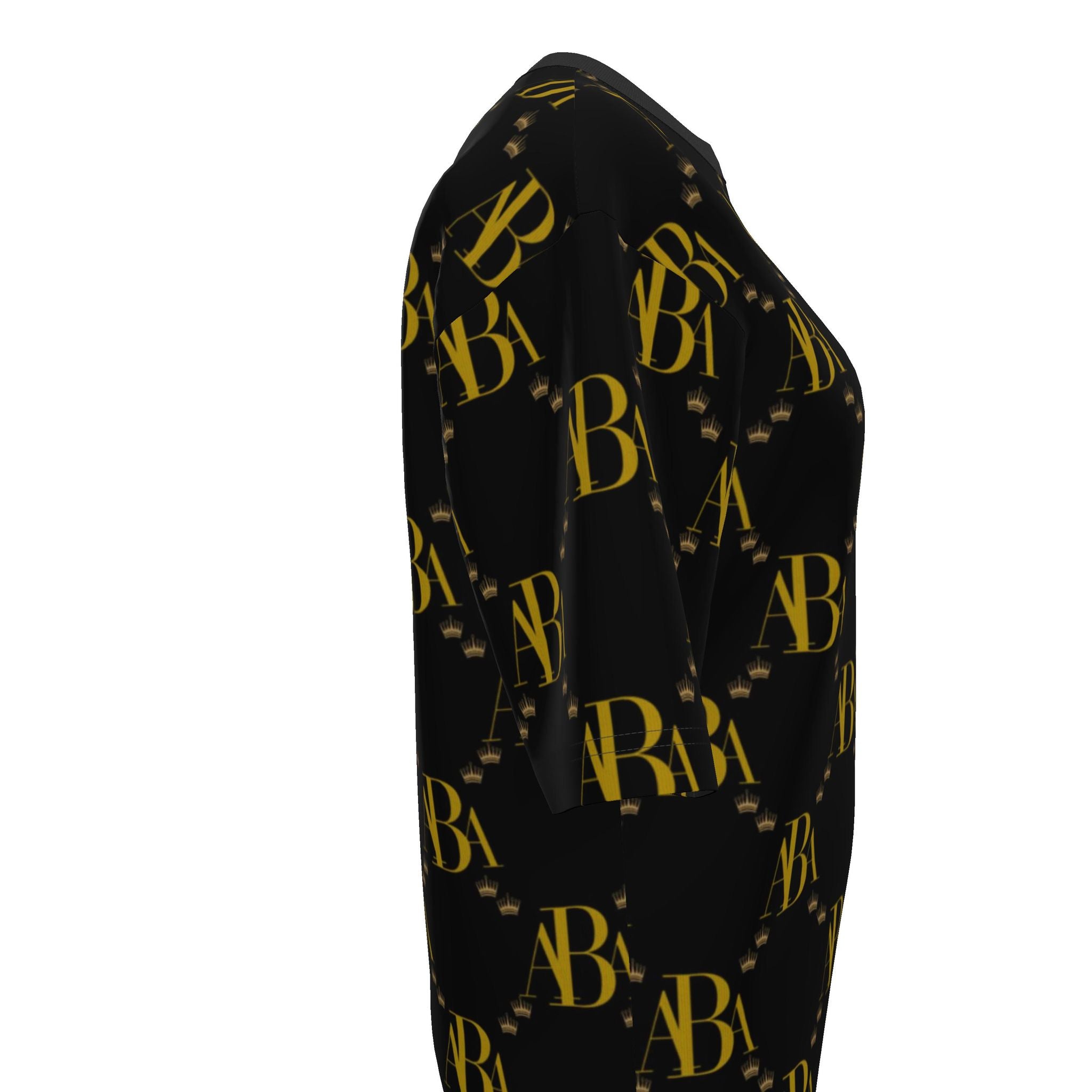 ABA Monogram Pattern: (Black) -  Oversized T-Shirt