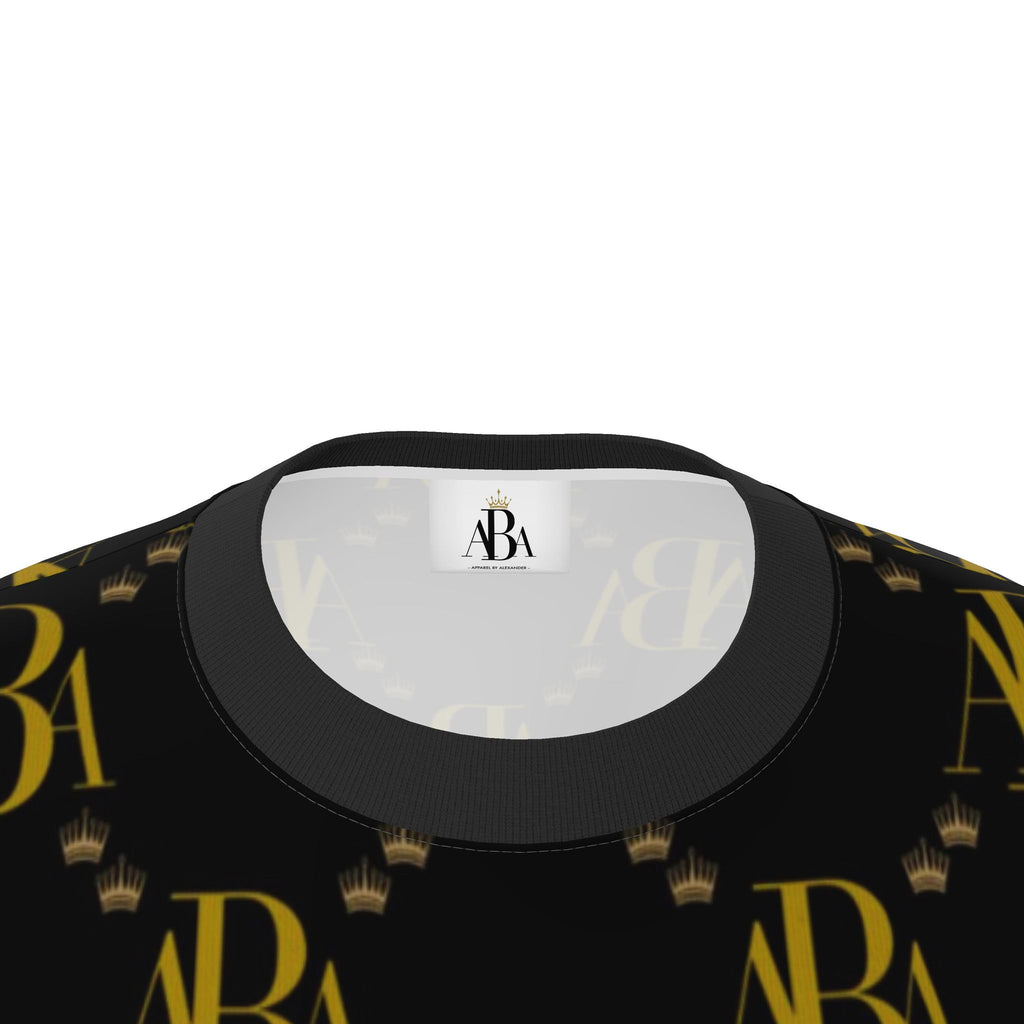 ABA Monogram Pattern: (Black) -  Oversized T-Shirt