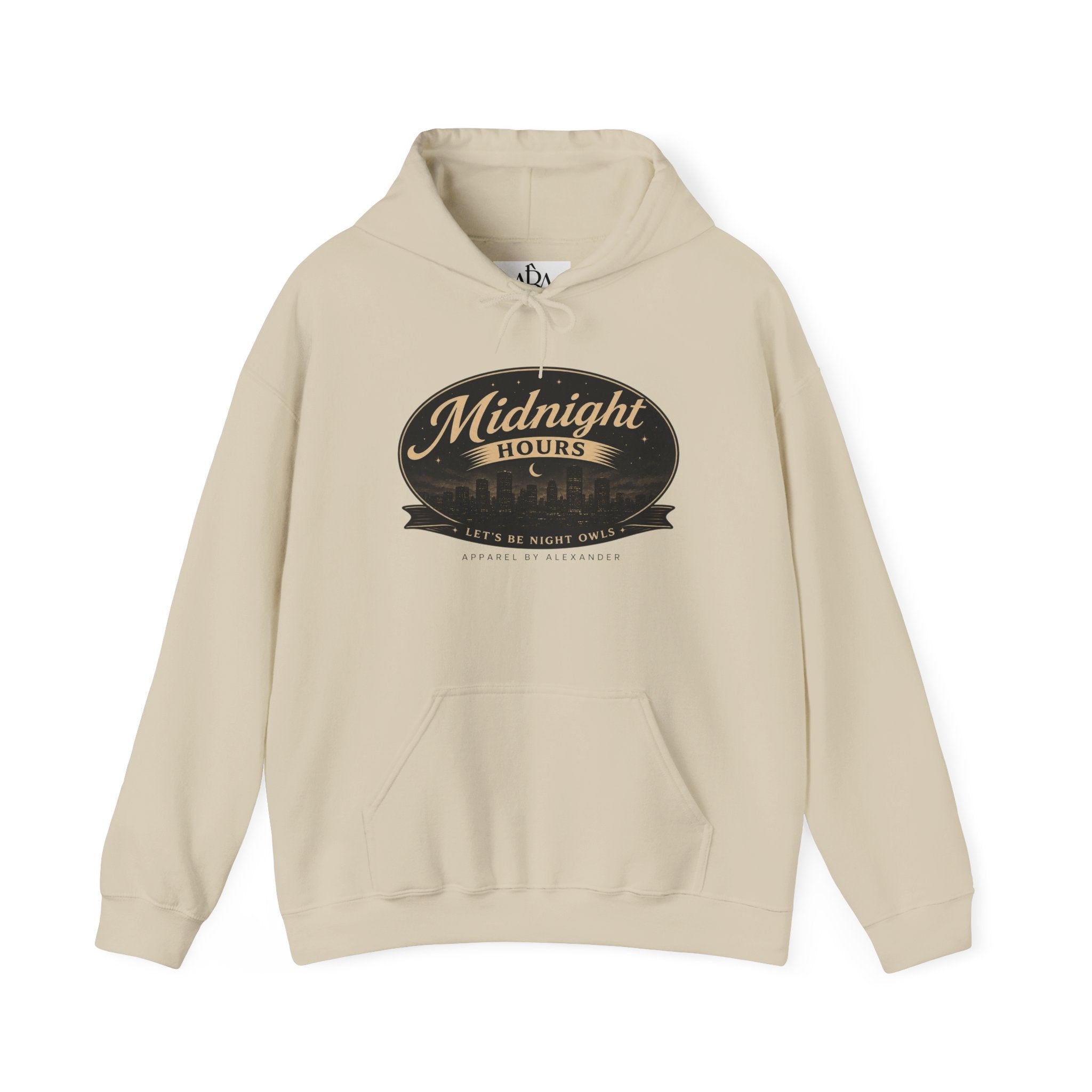 After Hours - Midnight Hours Hoodie - Retro Night Skyline