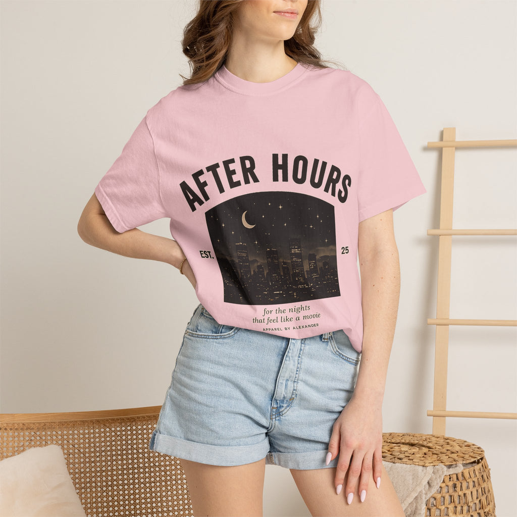 After Hours Night City Graphic T-Shirt | Moonlit Skyline Tee