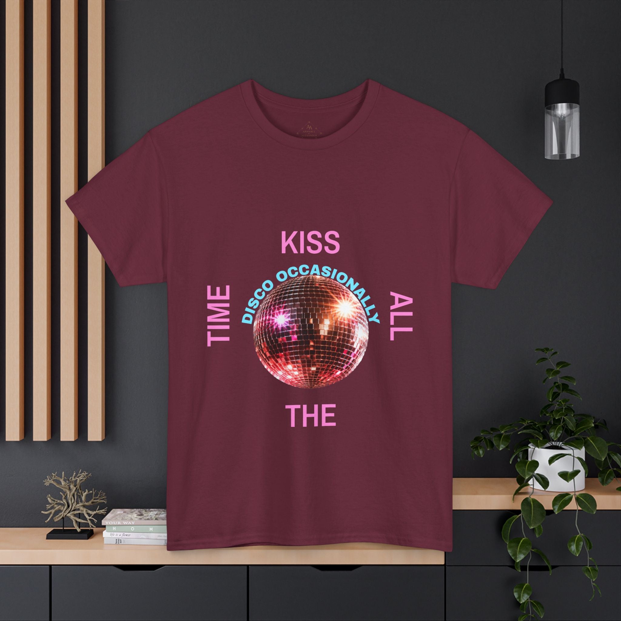 Harry Styles Inspired - Kiss All The Time disco occasionally ball T-Shirt | Harry Styles lyric tee
