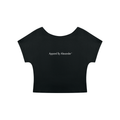 ABA Official -  Women's Open Back Black T-Shirt