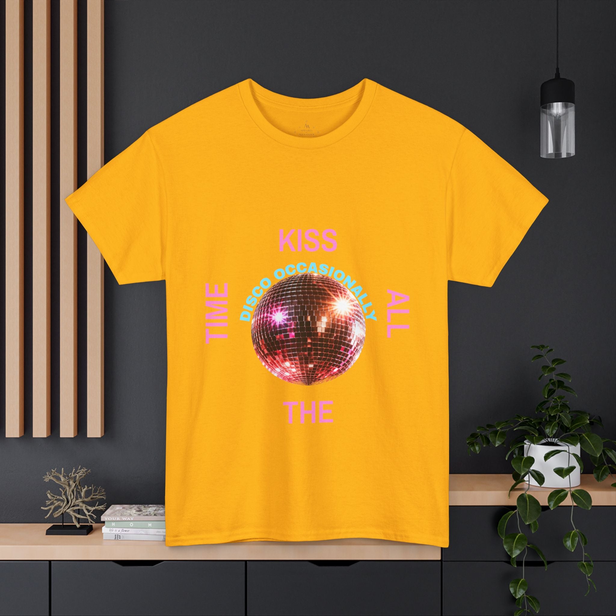 Harry Styles Inspired - Kiss All The Time disco occasionally ball T-Shirt | Harry Styles lyric tee