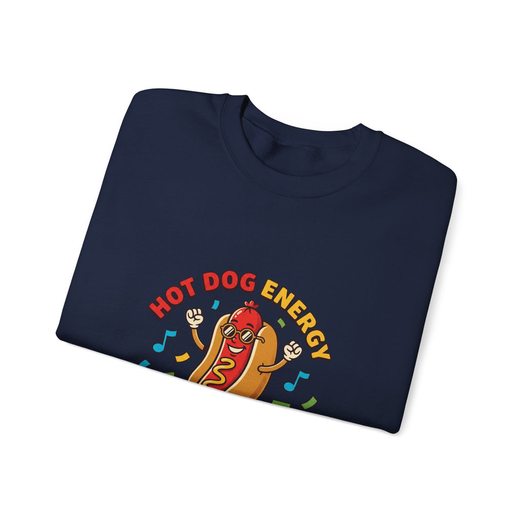 Hot Dog Energy Sweatshirt | BBQ, Fourth of July Patriotic Retro