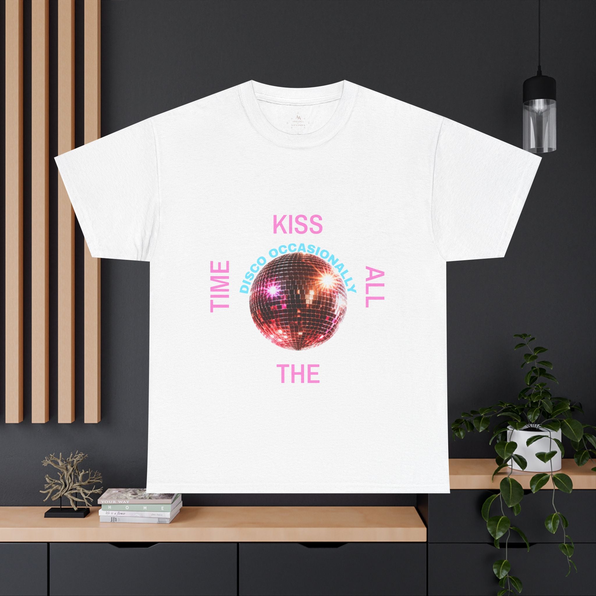 Harry Styles Inspired - Kiss All The Time disco occasionally ball T-Shirt | Harry Styles lyric tee