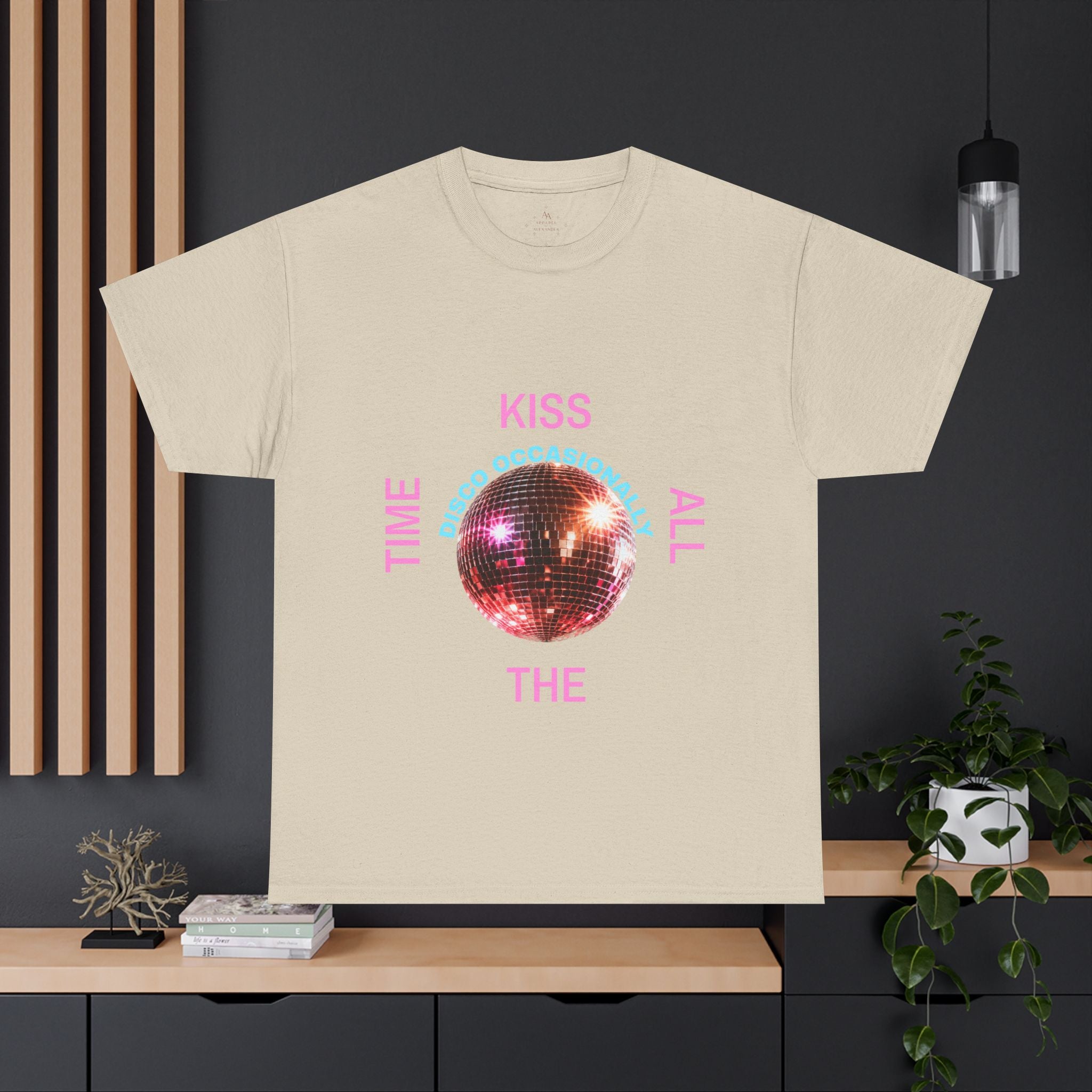Harry Styles Inspired - Kiss All The Time disco occasionally ball T-Shirt | Harry Styles lyric tee