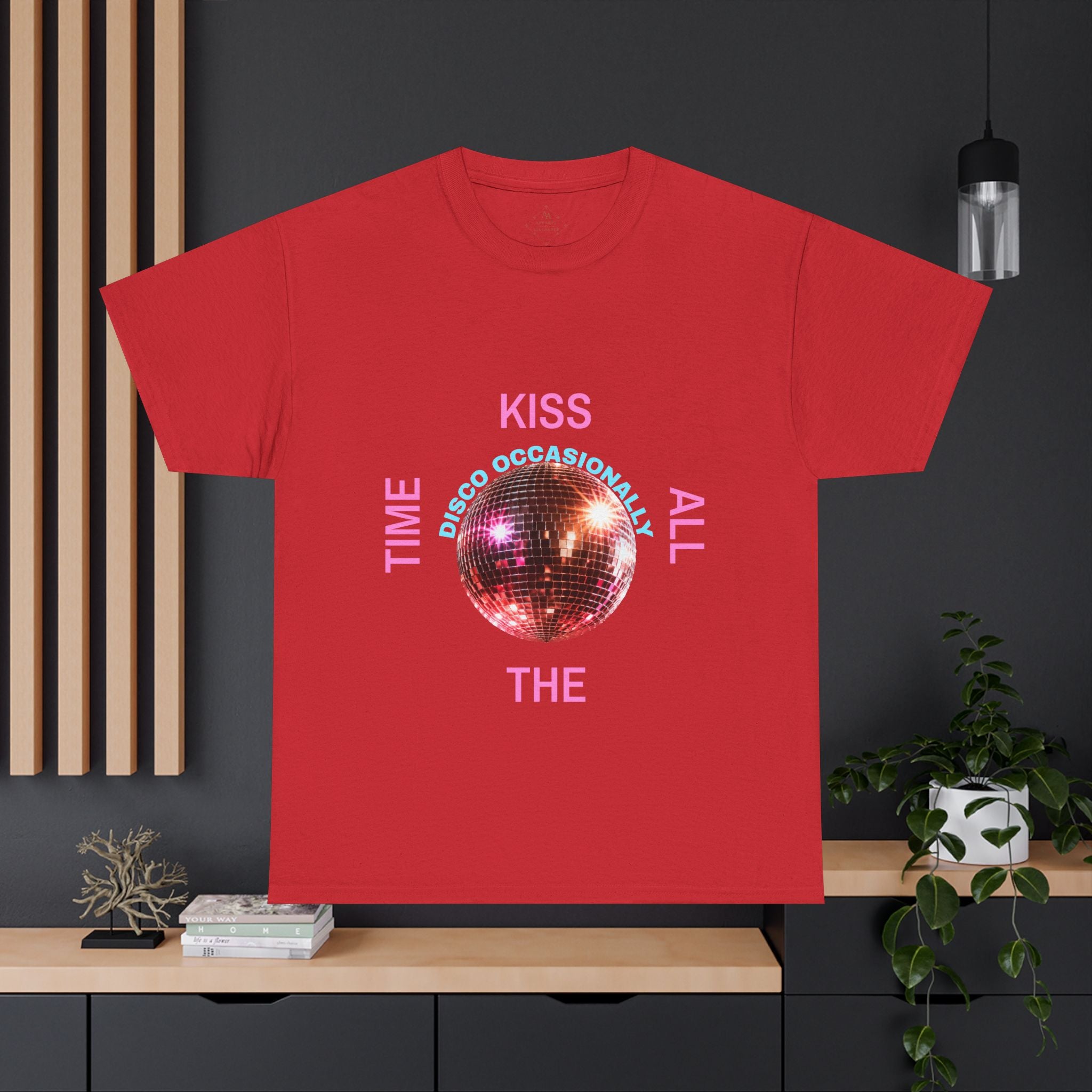 Harry Styles Inspired - Kiss All The Time disco occasionally ball T-Shirt | Harry Styles lyric tee